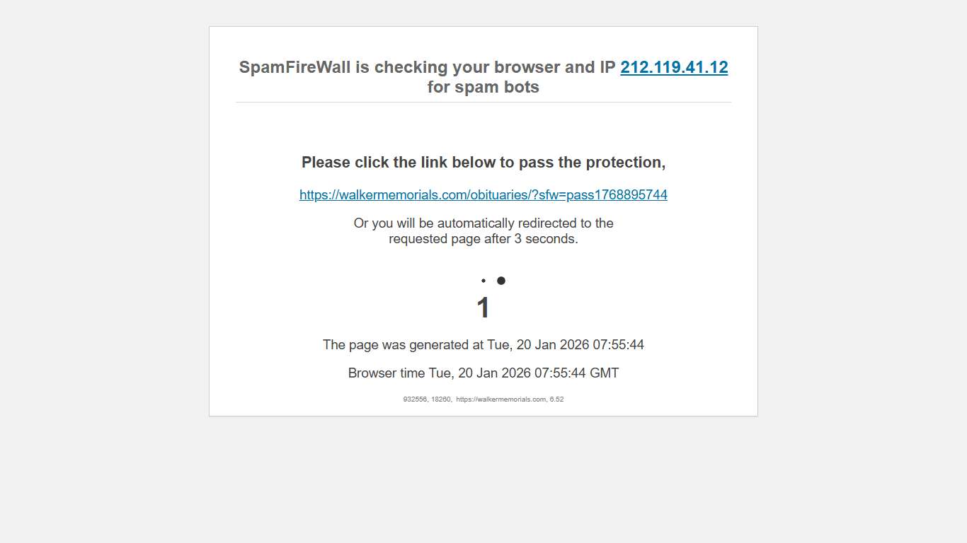 Obituaries - Walker Funeral Home